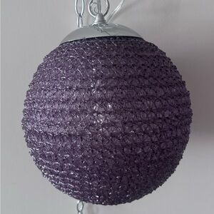 Lucite spaghetti swag light